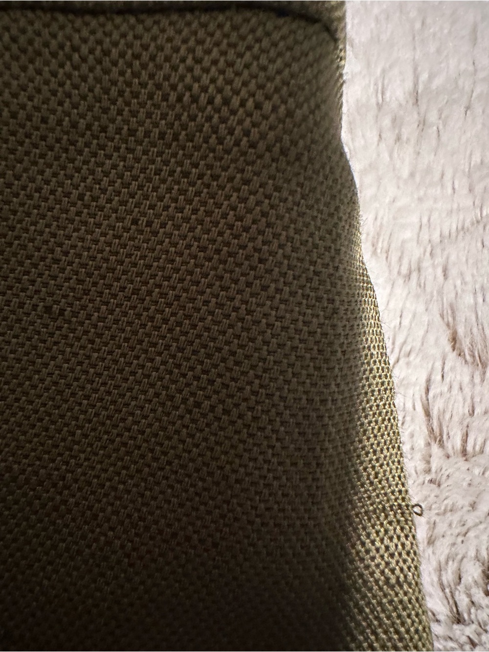 Sandro Paris Olive Green Mini Skirt with Front Rose Gold Zipper Size Small - Picture 14 of 14